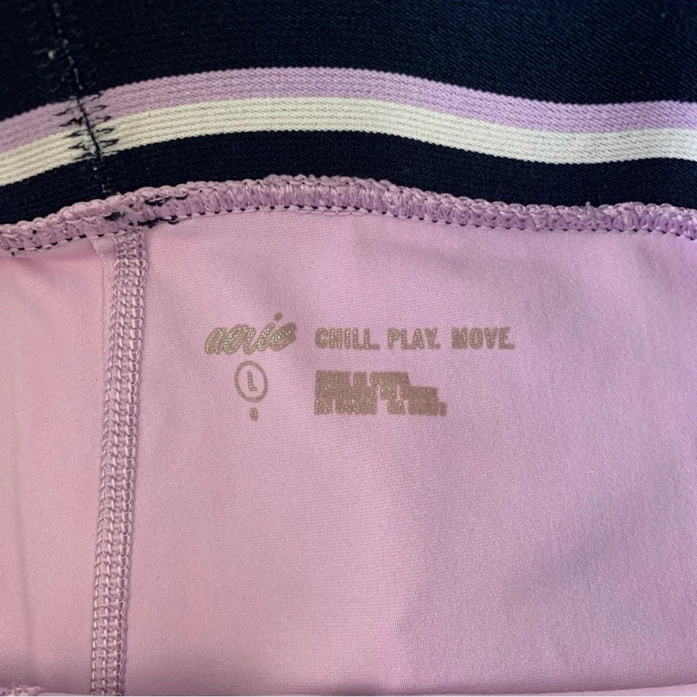 Aerie purple chill play move leggings w/ pockets size large - Picture 3 of 5